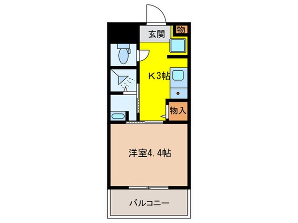 サムティ西新南SQUAERの物件間取画像